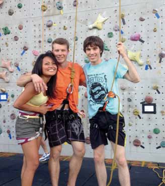 Rock climbing